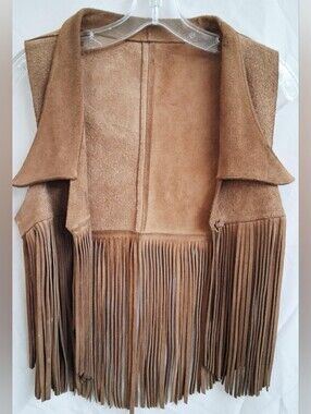 Leather Fringe Vest